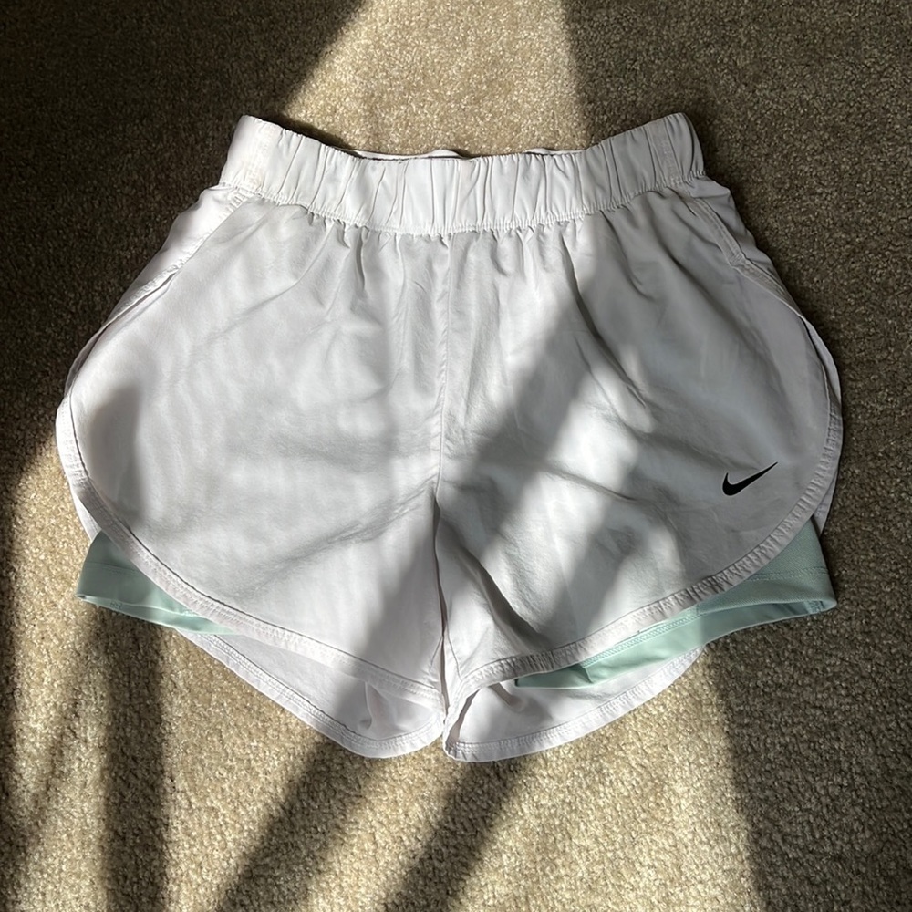 Nike running shorts with built in spandex underneath